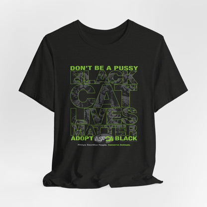 DK219: ASPCA (Black Cat Edition) - Unisex S/S T-Shirt