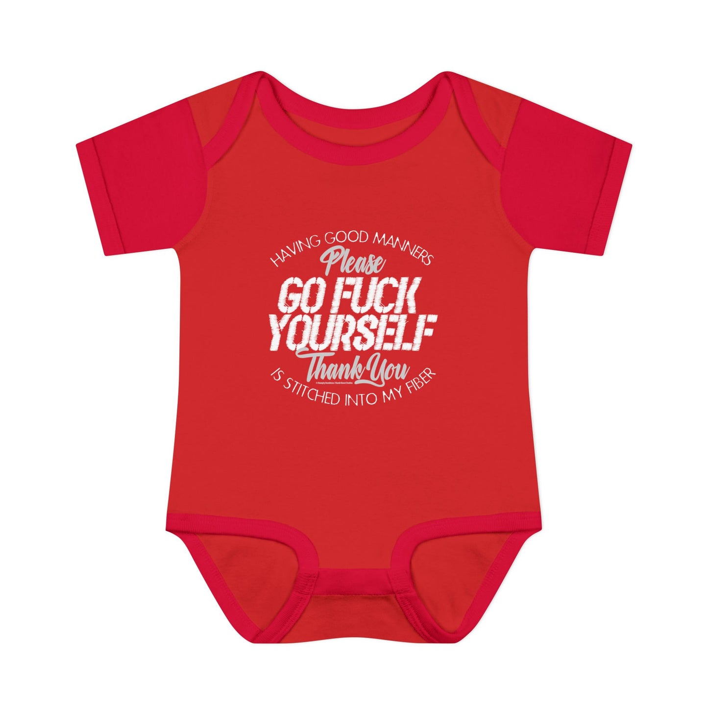 DK90: Please & Thank You (Go Fuck Yourself) - Infant Sized Onsie