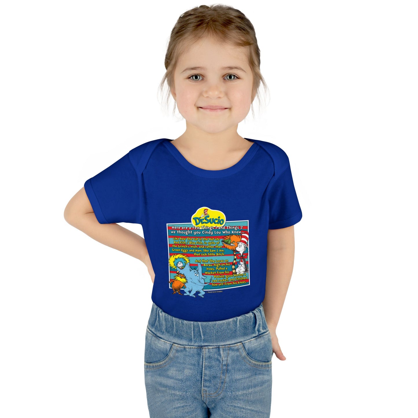 DK64: Doctored Seuss (Dirty Dr. Sucio) - Infant Sized Onsie