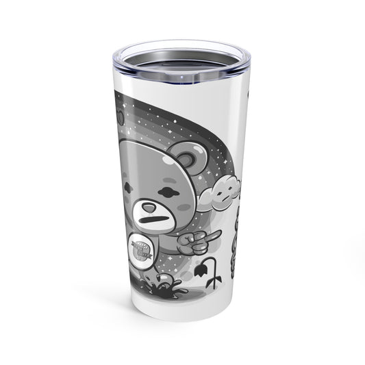 DK227: Nobody Cares Bear - 20oz Travel Tumbler