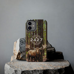 Moose Lodge 2427 - Woodlands Moose - Tough Phone Cases (Select Phone Models)