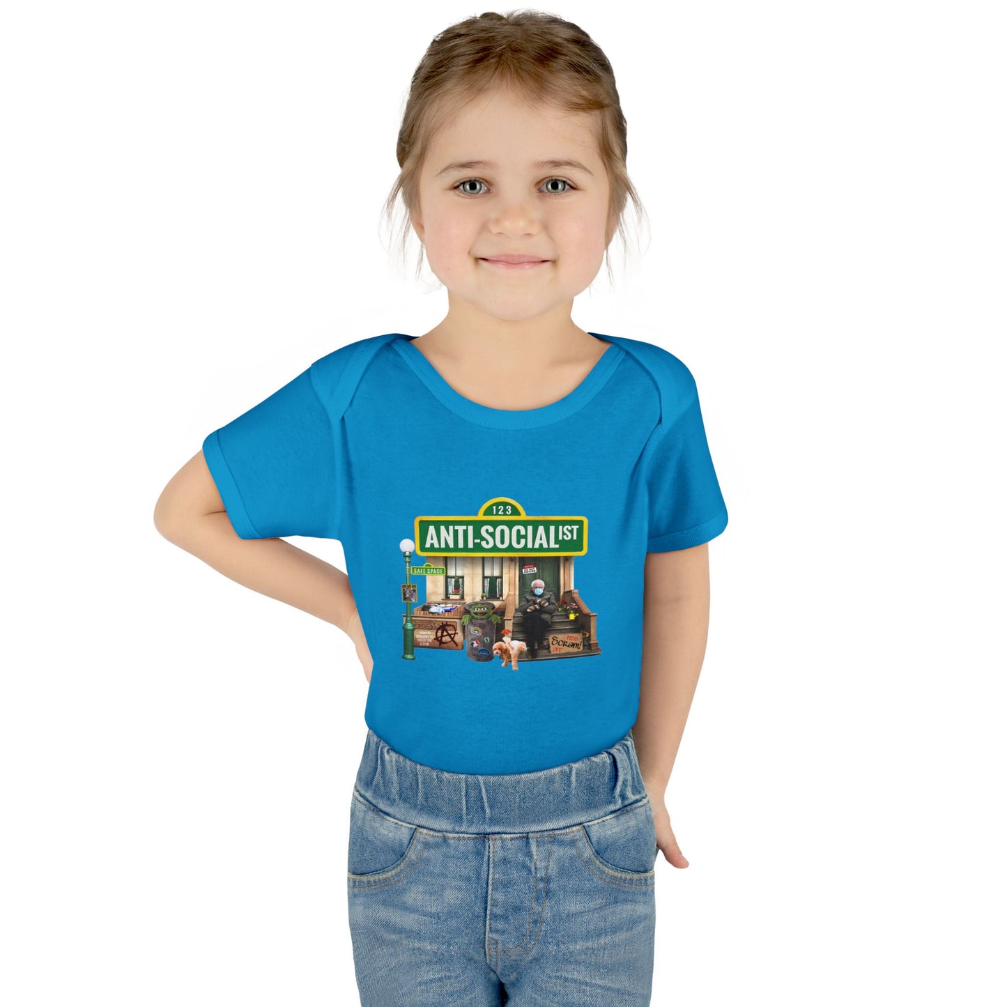 DK58: Bernie The Grouch - Infant Sized Onsie