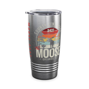 Moose Lodge 2427 - Florida Moose Sunset - Ringneck Tumbler, 20oz