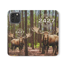 Load image into Gallery viewer, Moose Lodge 2427 - Woodlands Moose - Flip Organizational Phone Cases (Select Phone Models)
