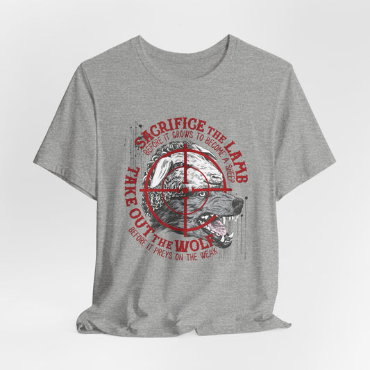 DK155: The Wolf of Sheepstreet - Unisex S/S T-Shirt