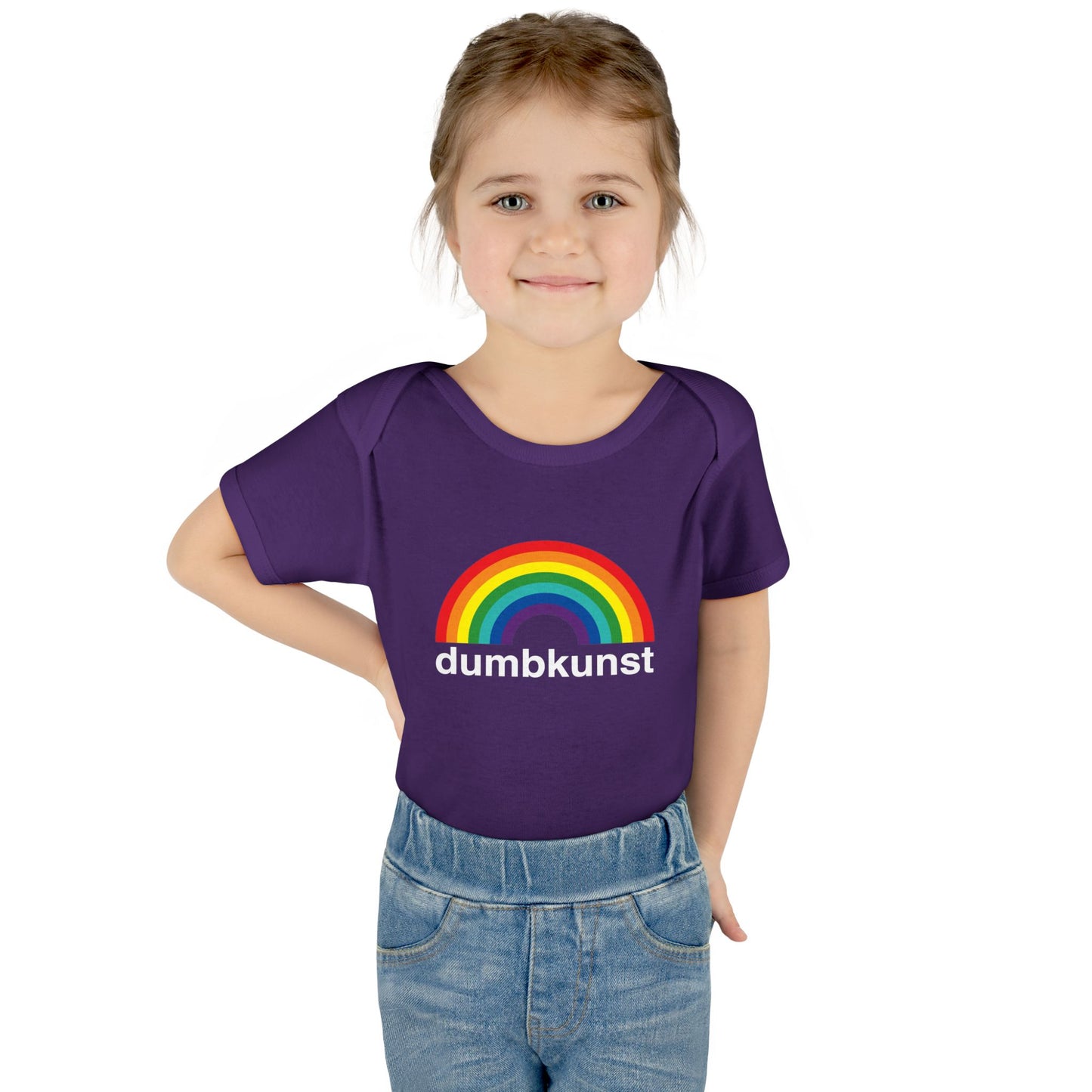 DK16: Dumb Kunst Under The Rainbow - Infant Sized Onsie