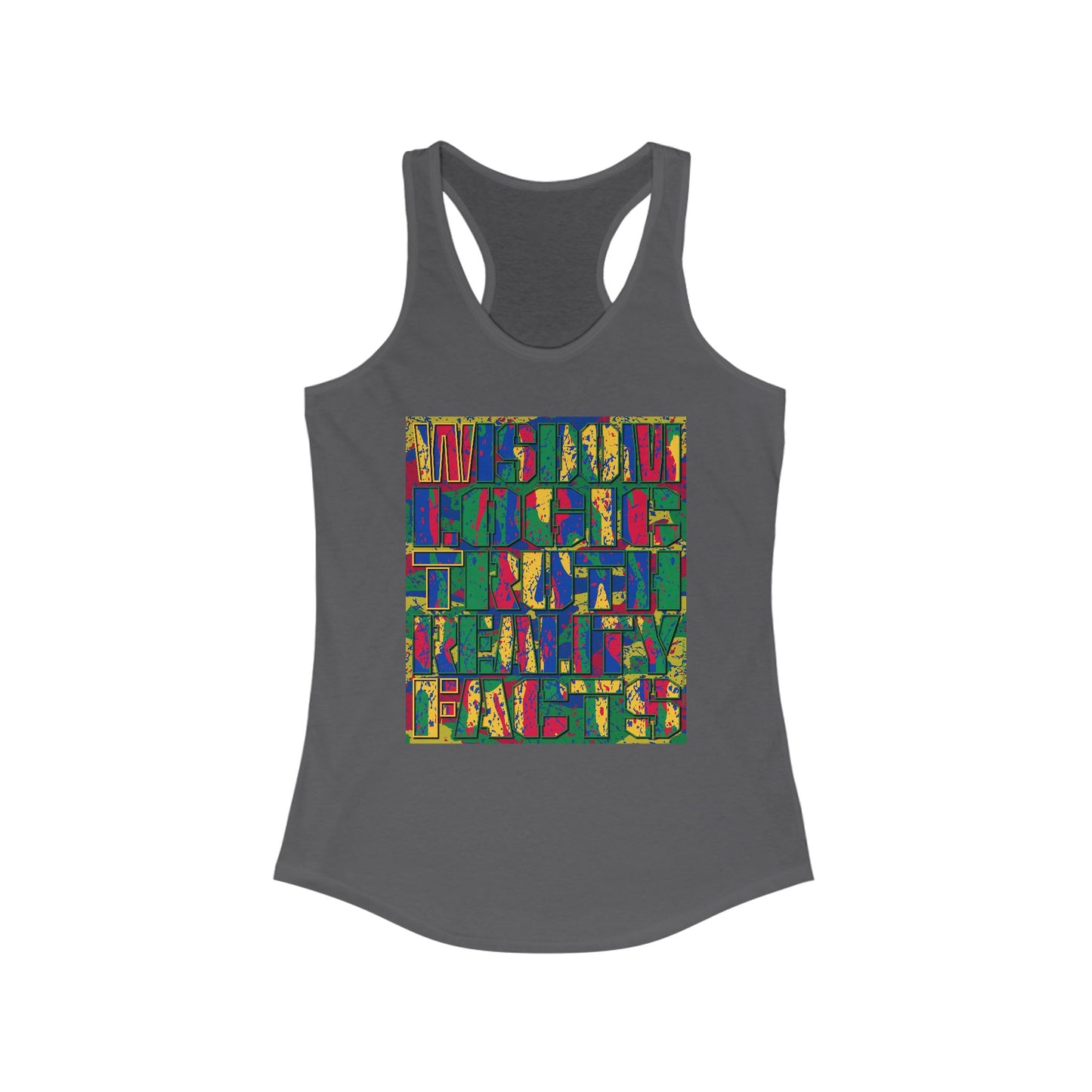 DK159: WTF! FTW! Facts! (Basic Edition) - Ladies Racerback Tank