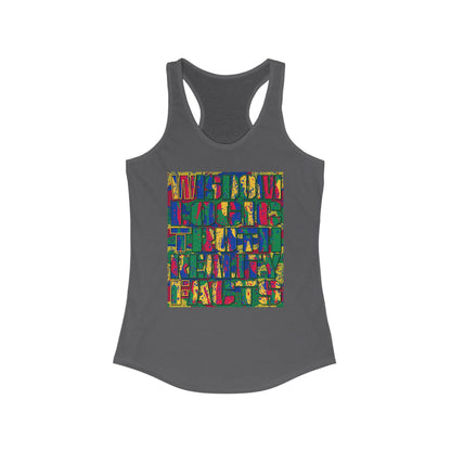 DK159: WTF! FTW! Facts! (Basic Edition) - Ladies Racerback Tank