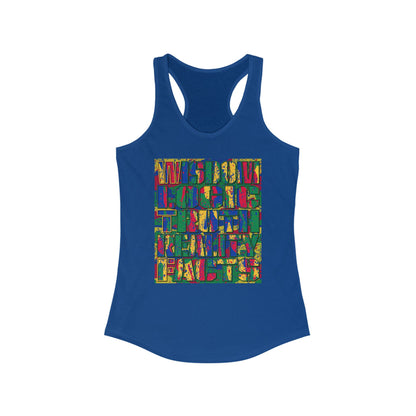 DK159: WTF! FTW! Facts! (Basic Edition) - Ladies Racerback Tank