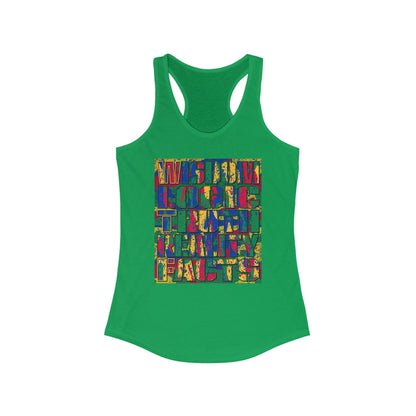 DK159: WTF! FTW! Facts! (Basic Edition) - Ladies Racerback Tank