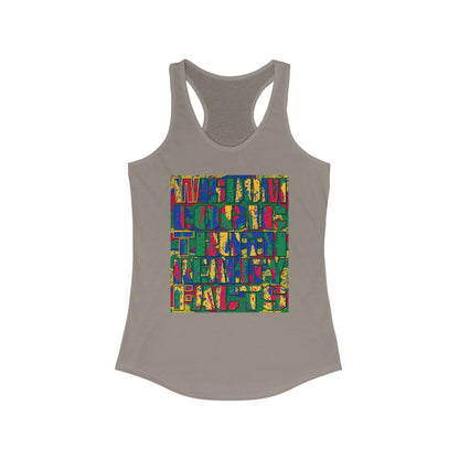 DK159: WTF! FTW! Facts! (Basic Edition) - Ladies Racerback Tank