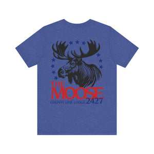 Moose Lodge 2427 - Moose For President - Unisex T-Shirt (Front & Back Print)