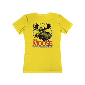 Moose Lodge 2427 - Moose For President - Women's T-Shirt (Front & Back Print)