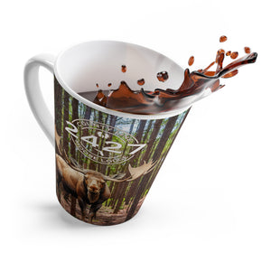 Moose Lodge 2427 - Woodlands Moose - Latte / Coffee Mug (12oz)