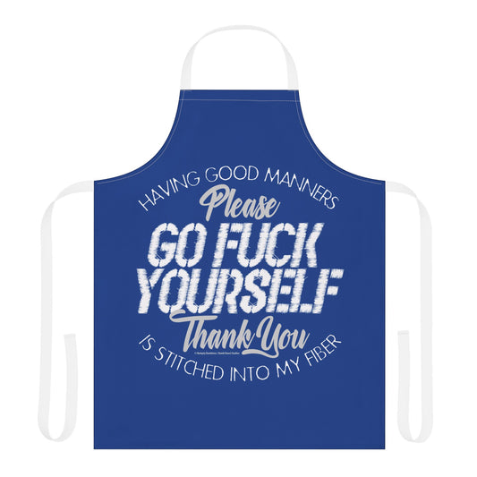 DK90: Please & Thank You (Go Fuck Yourself) - Twill Kitchen Apron