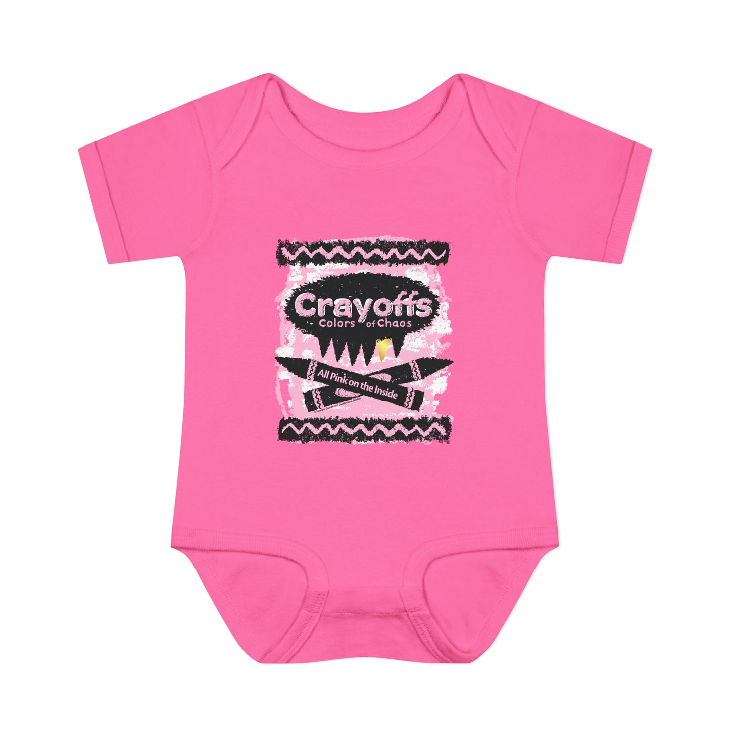 DK110: Crayoffs - Colors of Chaos - Infant Sized Onsie