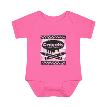 DK110: Crayoffs - Colors of Chaos - Infant Sized Onsie