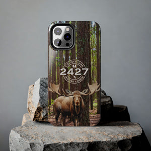 Moose Lodge 2427 - Woodlands Moose - Tough Phone Cases (Select Phone Models)