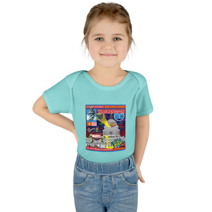 DK149: UnMARVELousington D.C. - Infant Sized Onsie
