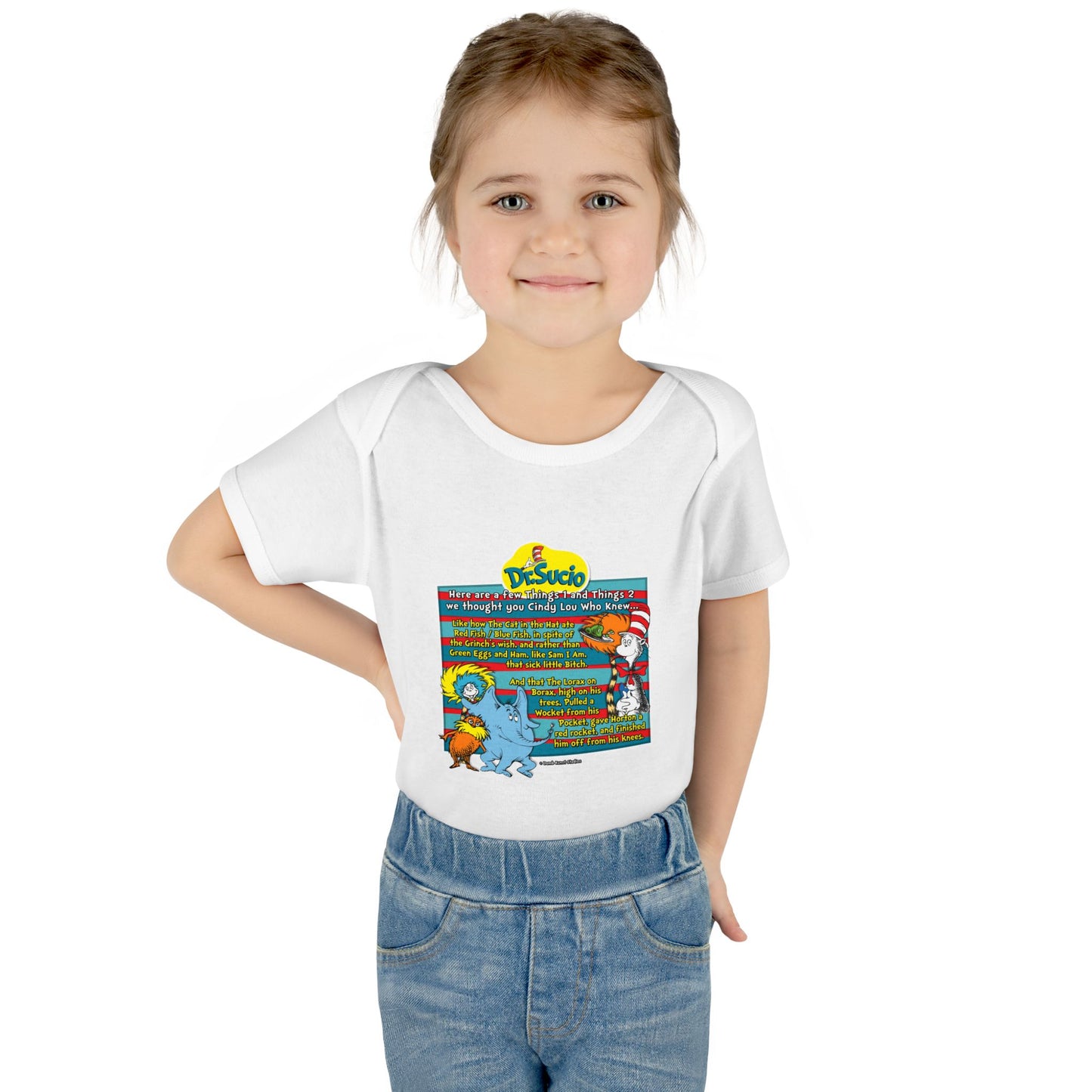 DK64: Doctored Seuss (Dirty Dr. Sucio) - Infant Sized Onsie
