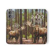 Load image into Gallery viewer, Moose Lodge 2427 - Woodlands Moose - Flip Organizational Phone Cases (Select Phone Models)
