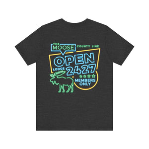 Moose Lodge 2427 - Moose Open 2427 - Unisex T-Shirt (Front & Back Print)