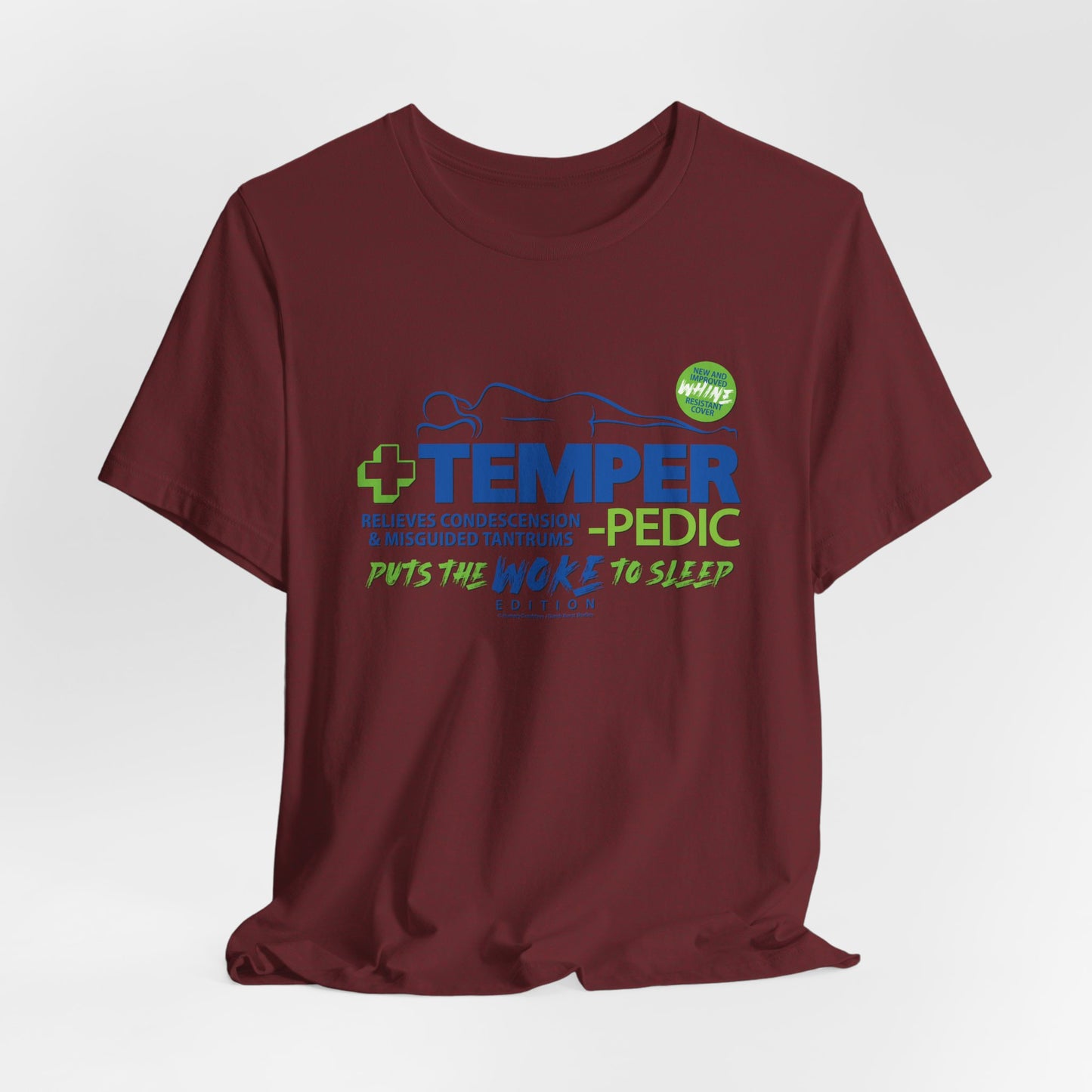 DK185: Temper-pedic - Unisex S/S T-Shirt