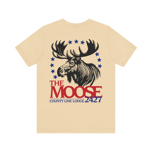 Moose Lodge 2427 - Moose For President - Unisex T-Shirt (Front & Back Print)