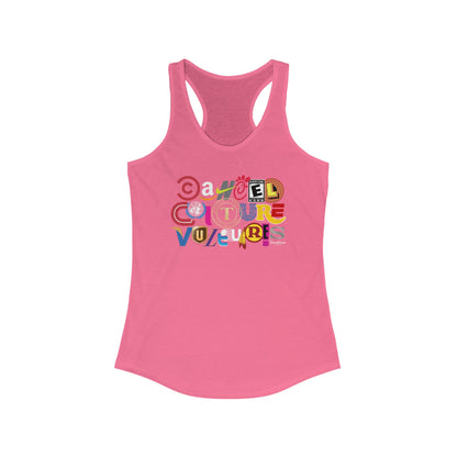 DK53: Cancel Culture (Vulture Edition) - Ladies Racerback Tank