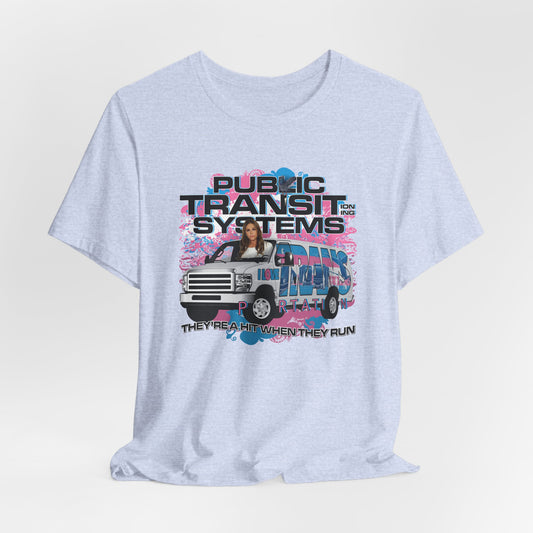 DK115: Pubic Transit - Unisex S/S T-Shirt