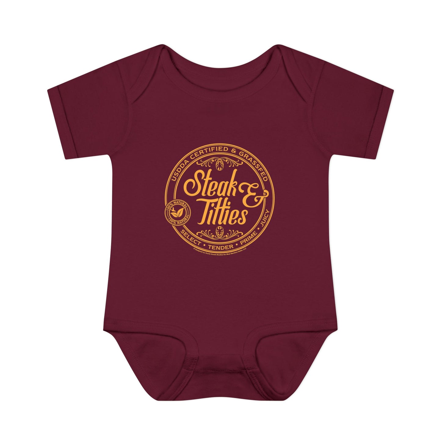 DK225: Steak & Titties - Infant Sized Onsie