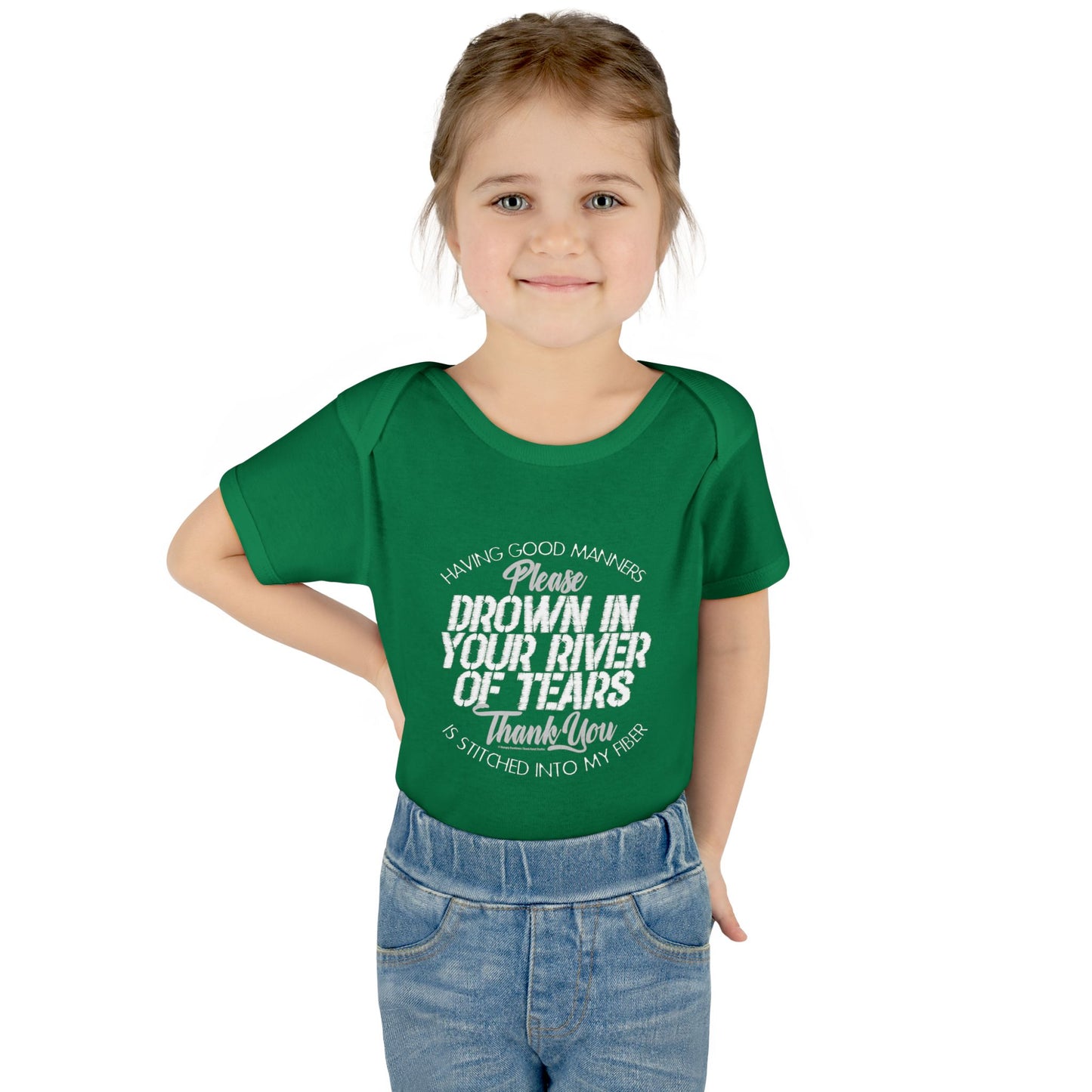DK90: Please & Thank You (Drown In Your River of Tears) - Infant Sized Onsie