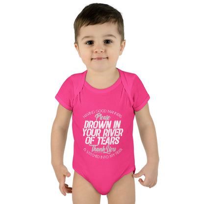 DK90: Please & Thank You (Drown In Your River of Tears) - Infant Sized Onsie