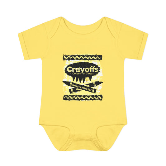 DK110: Crayoffs - Colors of Chaos - Infant Sized Onsie