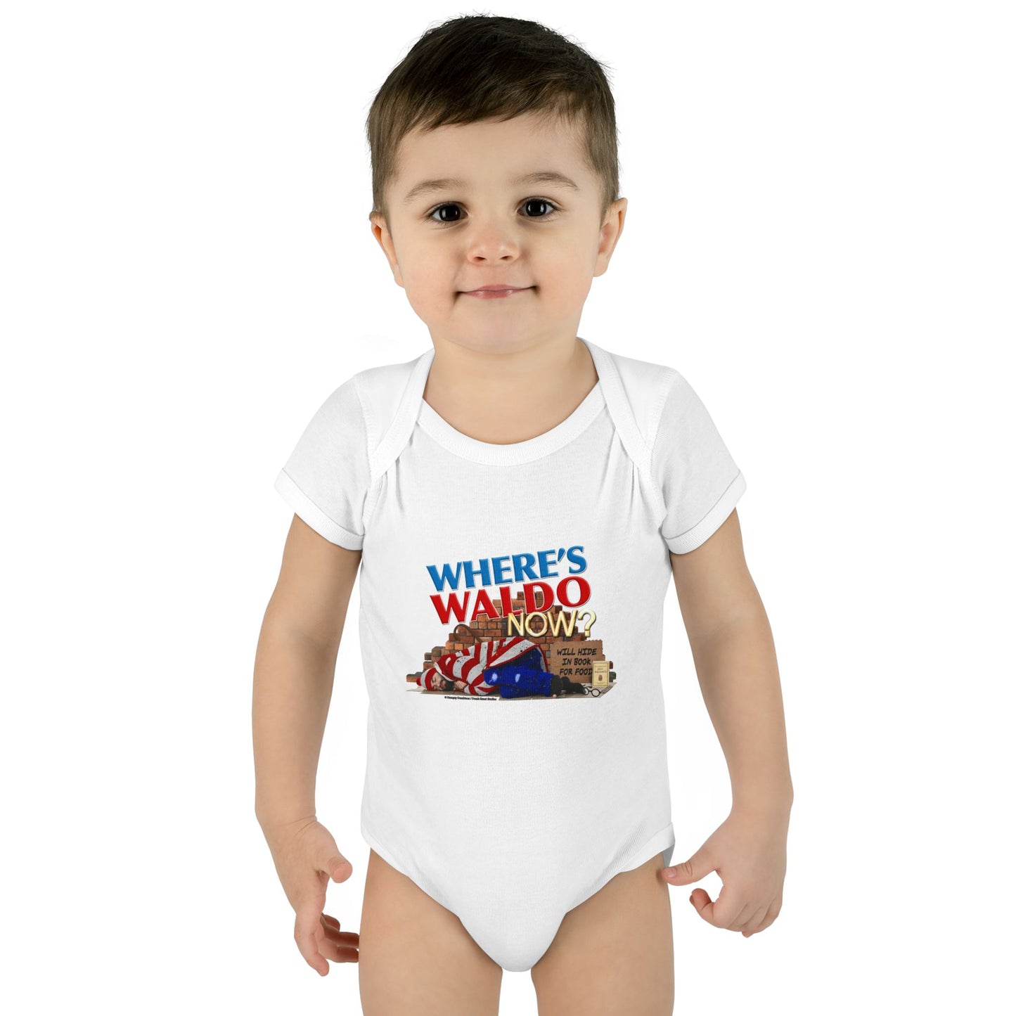 DK89: Where's Waldo Now? - Infant Sized Onsie