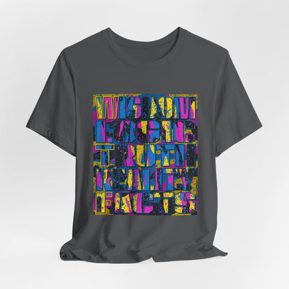 DK159: WTF! FTW! Facts! (CMYK Edition) - Unisex S/S T-Shirt