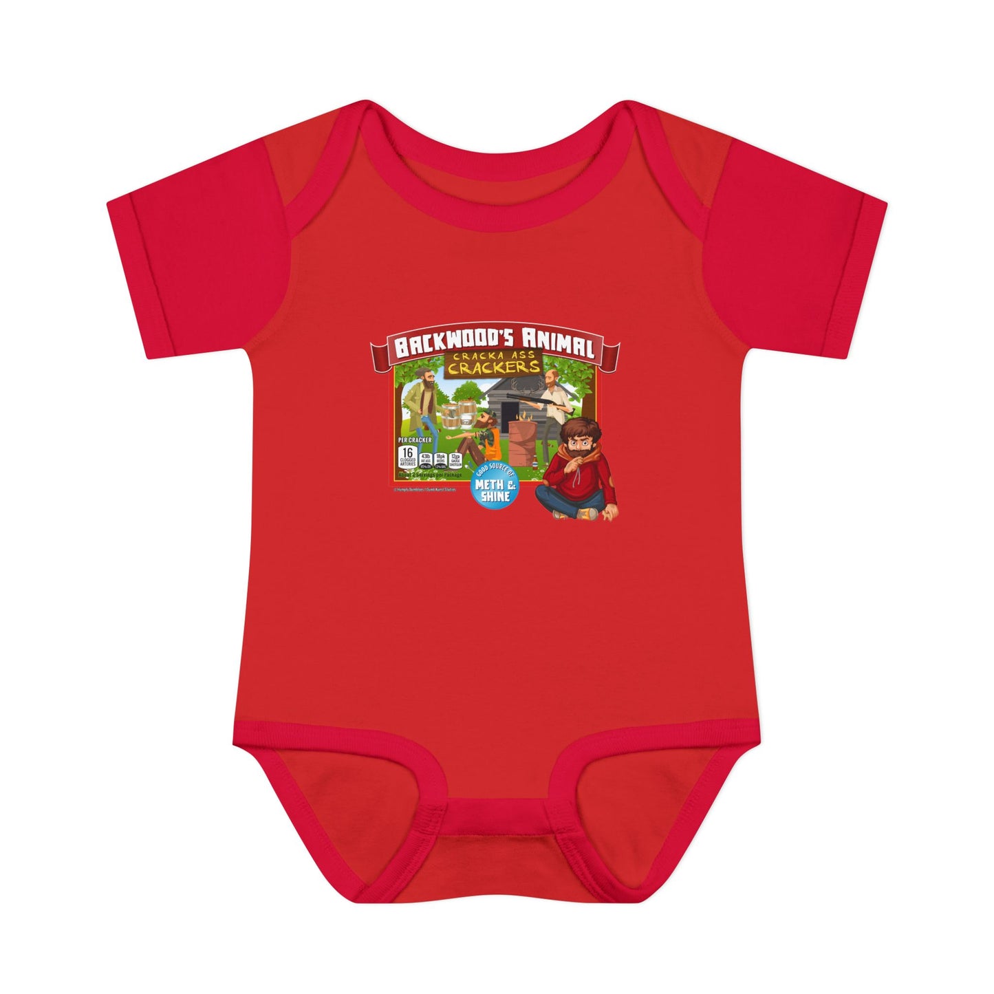 DK77: Animal Cracka' Ass Crackas - Infant Sized Onsie
