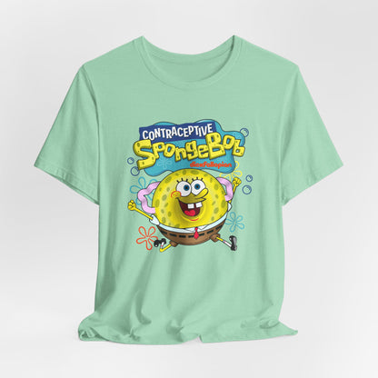 DK196: Contraceptive SpongeBob - Unisex S/S T-Shirt