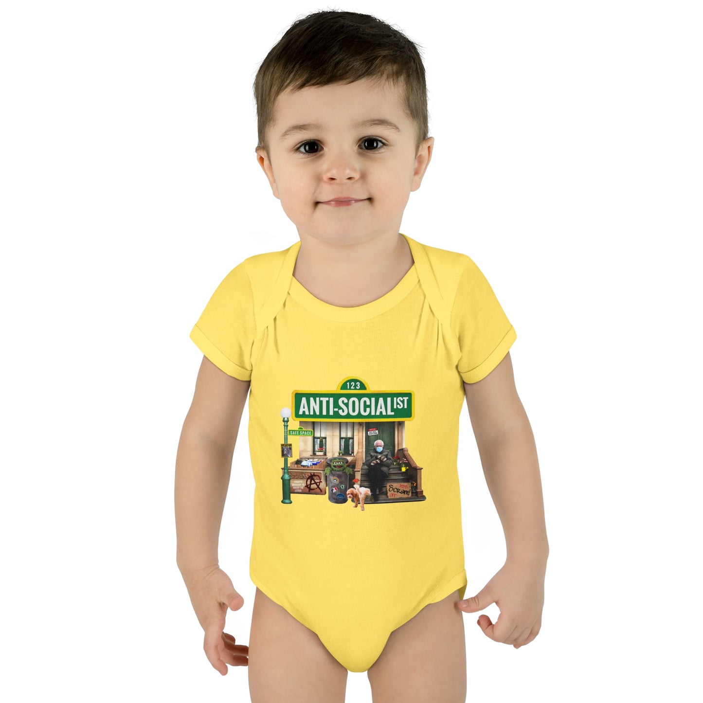 DK58: Bernie The Grouch - Infant Sized Onsie
