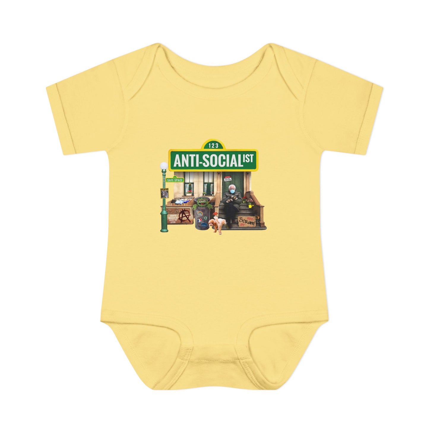 DK58: Bernie The Grouch - Infant Sized Onsie