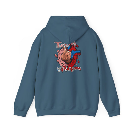 DK140: Thoughts & Prayers - Adult Hooded Sweatshirt