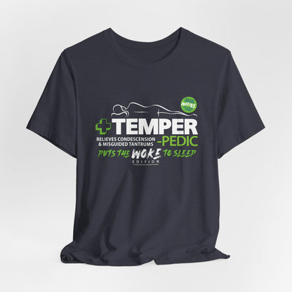 DK185: Temper-pedic - Unisex S/S T-Shirt