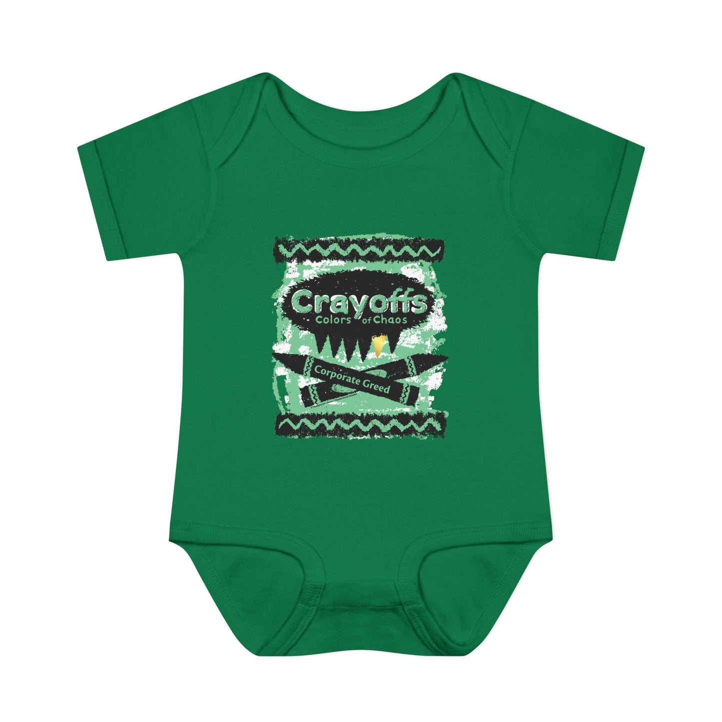 DK110: Crayoffs - Colors of Chaos - Infant Sized Onsie