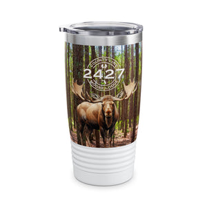 Moose Lodge 2427 - Woodlands Moose - Ringneck Tumbler (20oz)