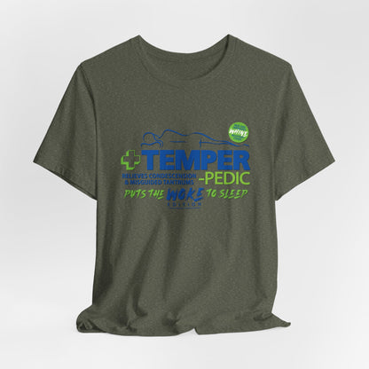 DK185: Temper-pedic - Unisex S/S T-Shirt