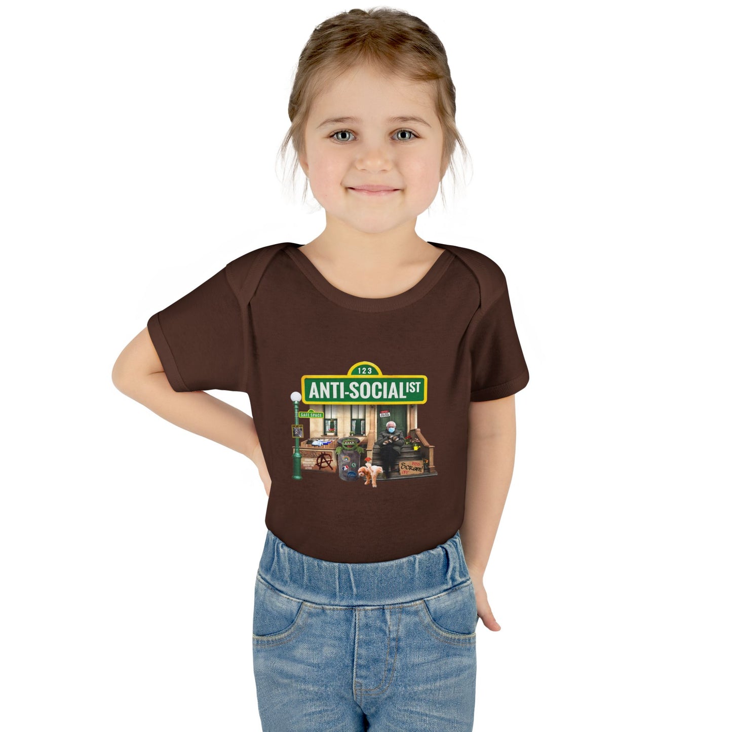 DK58: Bernie The Grouch - Infant Sized Onsie