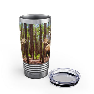 Moose Lodge 2427 - Woodlands Moose - Ringneck Tumbler (20oz)