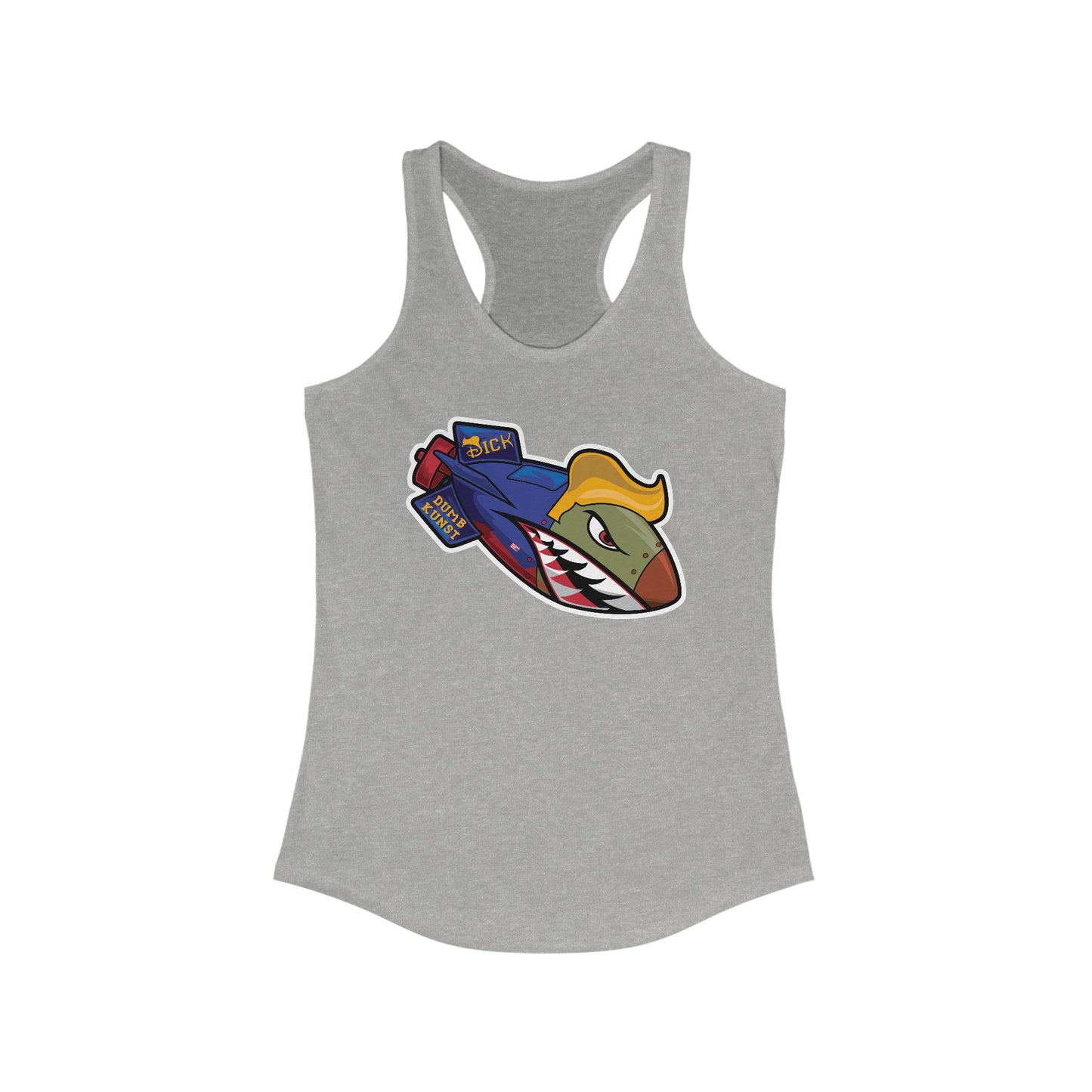 DK182: Dickold Trump - Ladies Racerback Tank