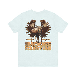 Moose Lodge 2427 - Moose Antlers - Unisex T-Shirt (Front & Back Print)