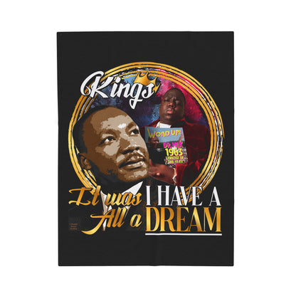 DK50: King Recognize King - Velveteen Plush Blanket